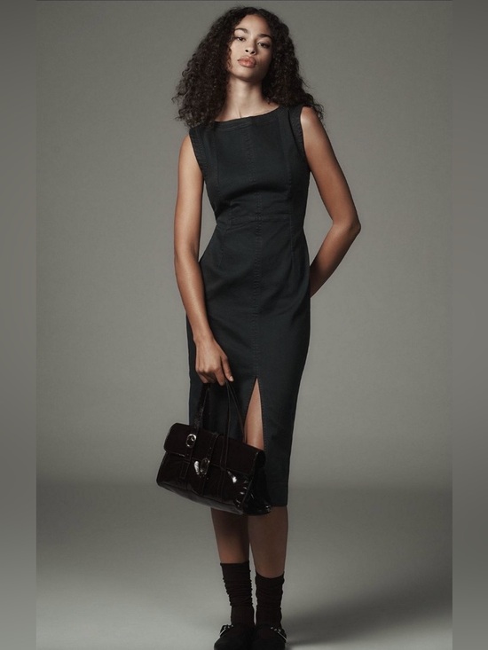 Anthropologie Dresses & Skirts - Anthropology Pilcro Sleeveless Denim Midi Dress, SZ: S. Black.